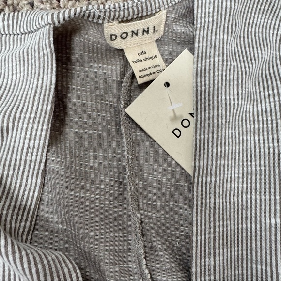 Donni Striped Open Front Cardigan - Picture 4 of 5